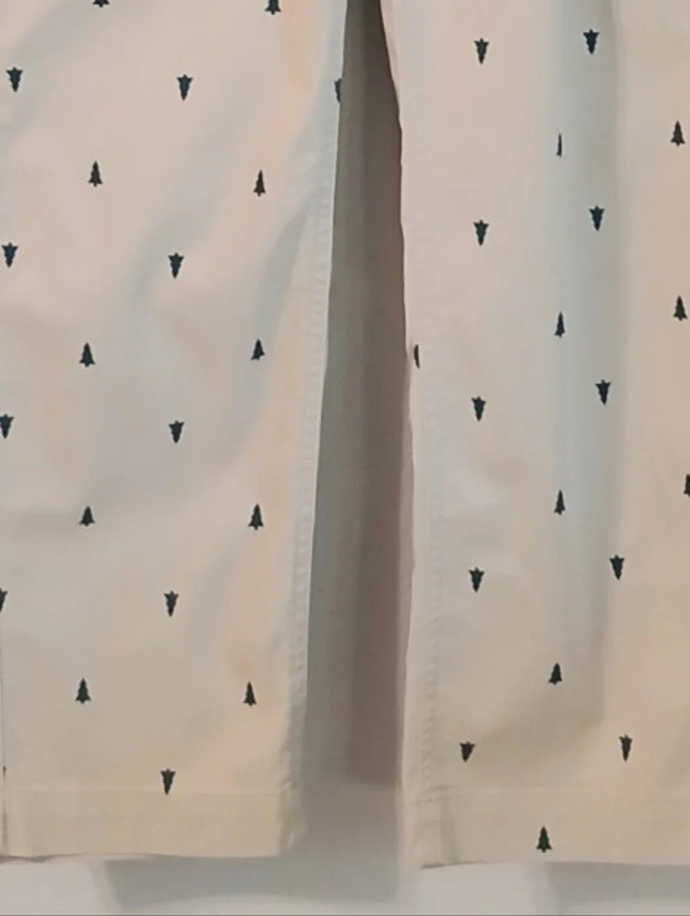 J. Crew Beige High -Rise  Girlfriend Khaki Size 6  Embroidered Pine Tree Detail